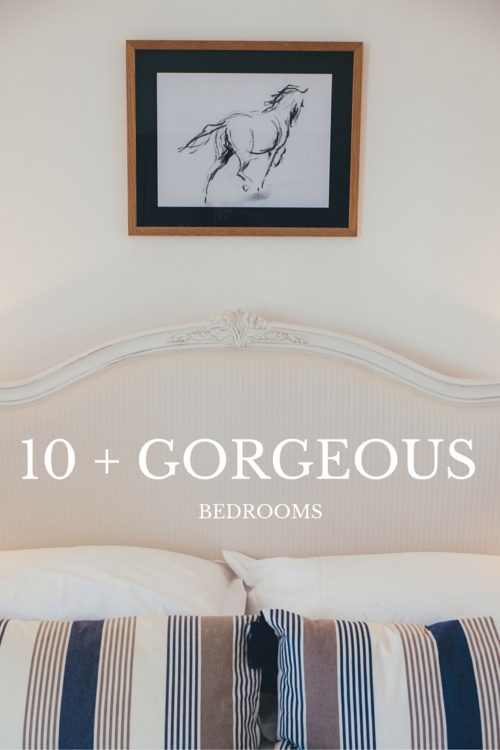 Thinking about a bedroom makeover?? We have 10 + Amazing Bedrooms we can't wait to show you... You won't want to miss seeing these gorgeous spaces!