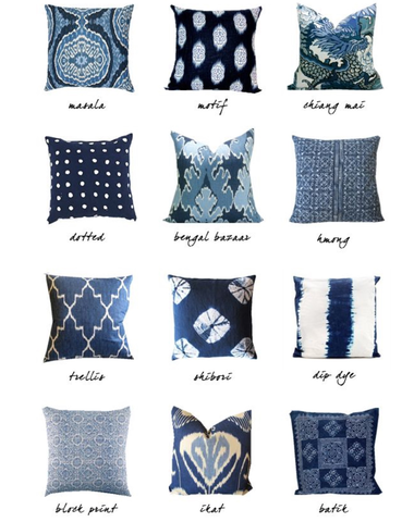 You don't have to be an interior designer to design with the color Indigo! I am in love with these design ideas.