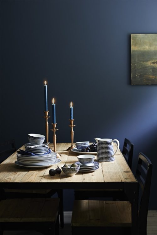 You don't have to be an interior designer to design with the color Indigo! I am in love with these design ideas.