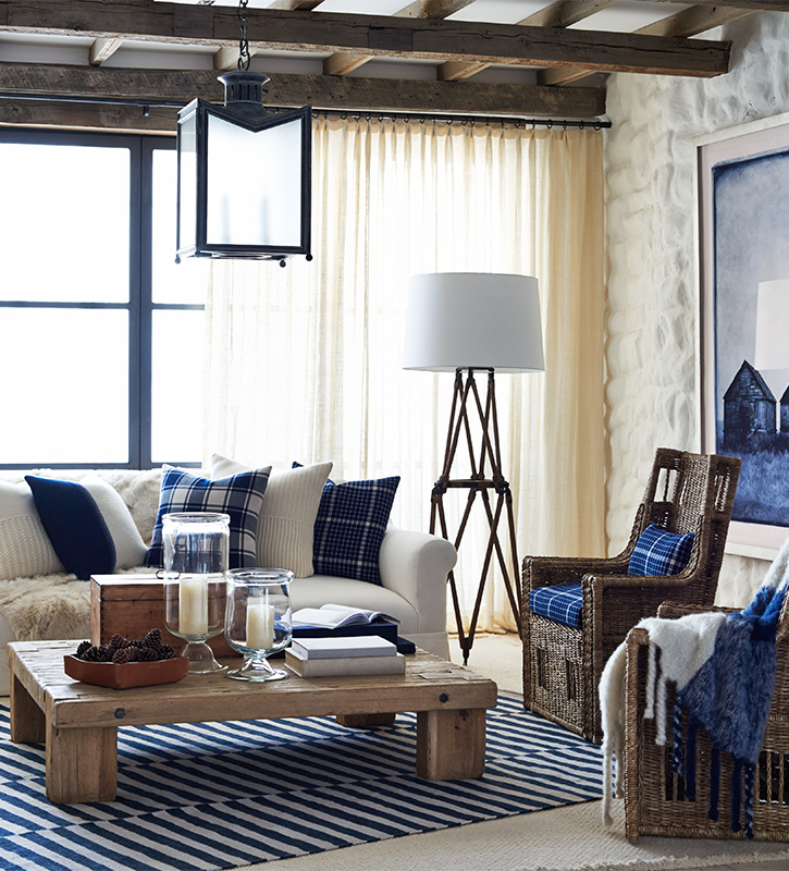 You don't have to be an interior designer to design with the color Indigo! I am in love with these design ideas.