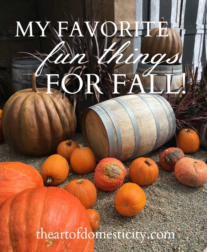 Of course, I have lots of things I love to partake in each Fall as I celebrate the season, but today I am sharing three that are a delight and would be so much fun to do with the family! 