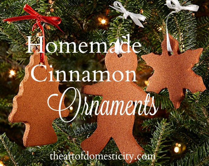 Are you looking for a fun Christmas DIY to do with the kids?? Homemade Cinnamon Ornaments are so fun and simple!