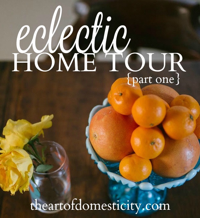 Are you looking for decorating ideas with an eclectic flair? I've asked a friend of mine to share her home with us today. You will LOVE her style!