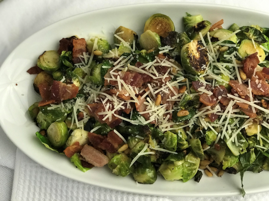 Are you looking for a delicious side to add to your holiday menu?? These sautéed brussel sprouts are simple to make but add a fancy flair to your table...not to mention they are SO good!