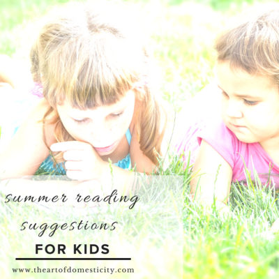 Summer Reading Suggestions for Kids