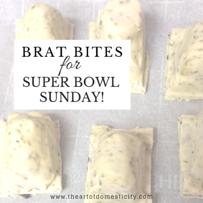 Brat Bites for Super Bowl Sunday