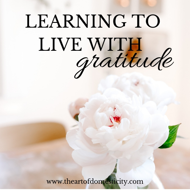 Life can be hard, but no matter what a season brings we have a choice as to how we will live. Will you learn to live gratefully no matter what?