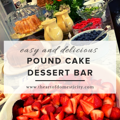Easy and Delicious Pound Cake Dessert Bar