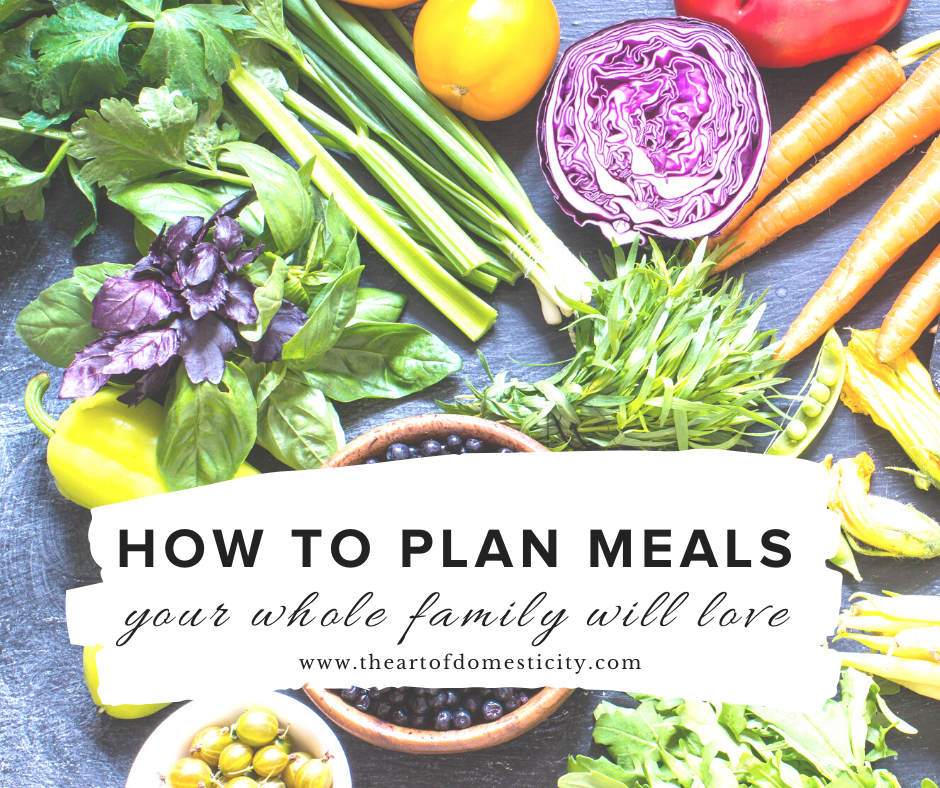 Meal planning can be really hard - especially with a family! Here is your step by step guide for making meals your whole family will love!!