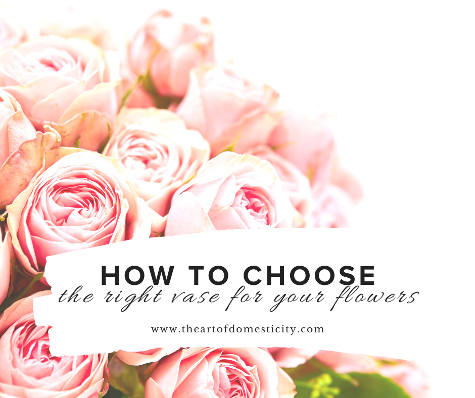 Choosing the right vase for that bundle of flowers you picked up from the farmer's market or Trader Joes can be a bit of a challenge! Here are my tips on the perfect vase for your flowers and how to use your bouquet in all different areas of your home! 
