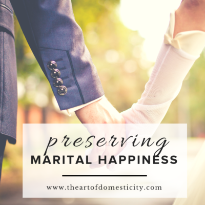 Preserving Marital Happiness