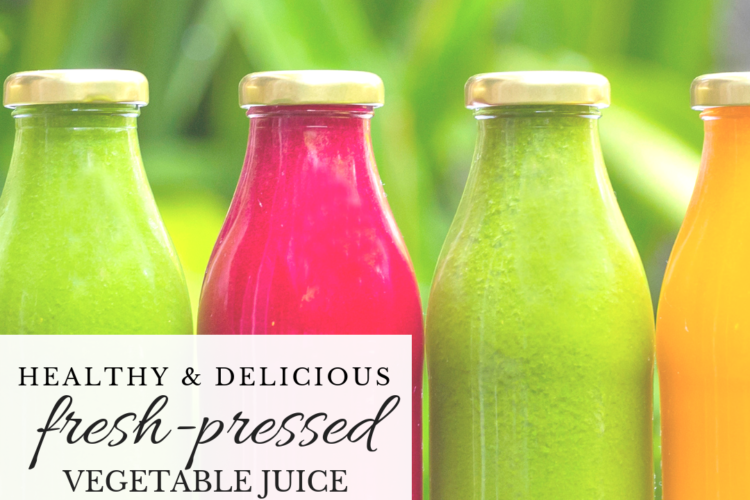 Healthy and Delicious Fresh-Pressed Vegetable Juice