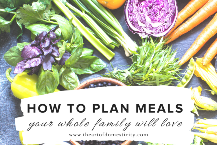 Meal planning can be really hard - especially with a family! Here is your step by step guide for making meals your whole family will love!!